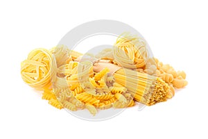 Pasta isolated on white background