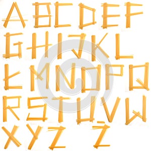 Pasta letter font