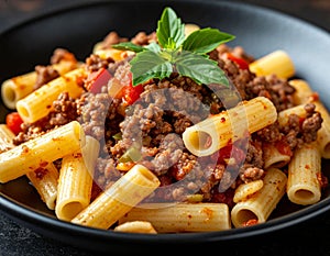 Pasta with meat