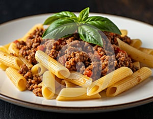 Pasta with meat