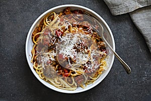 Pasta with meatballs