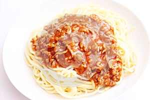 Pasta with meatsauce