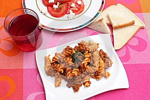 Pasta with meatsauce
