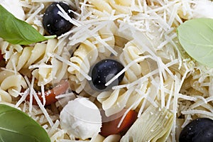 Pasta Salad Close