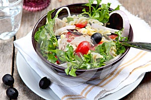 Pasta salad with tuna