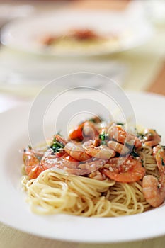 Pasta with Shrimp photo