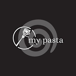 Pasta spaghetti restaurant logo design