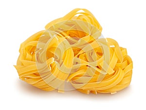pasta tagliatelle path isolated