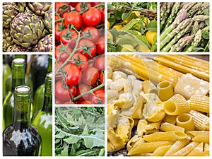 Pasta and vegetables