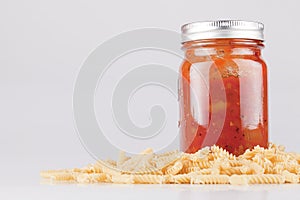 Pastas and spaghetti sauce