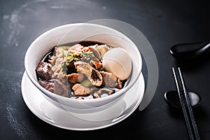 Paste of rice flour or Boiled Chinese pasta square