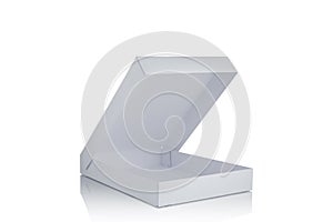 Pasteboard box isolated on white