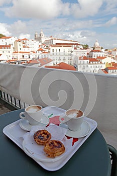 `Pasteis de nata` as typical Portuguese cookies