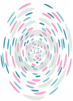 Pastel, abstract background with dots