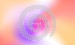 Pastel abstract gradient backgrounds. soft tender pink, blue, purple and orange gradients for app, web design, webpages, banners,