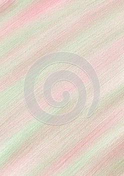 Pastel background with brushstrokes in green, red and pink colors.