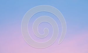 Pastel beautiful sky with sundown time.gradient background