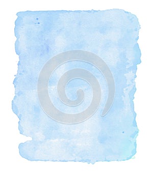 pastel blue abstract watercolor background photo