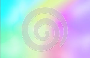 Pastel blurred rainbow mesh gradient abstract background