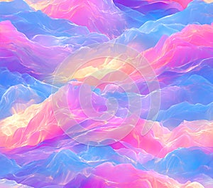 Pastel Cloud Background Dreamy Pink Purple and Blue Sky Texture
