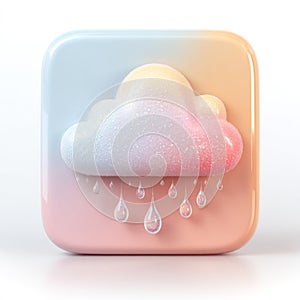 Pastel Cloud Rain App Icon
