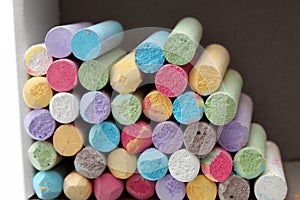 Pastel color chalks