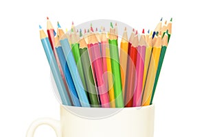 Pastel color pencil isolated