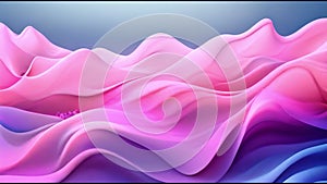 Pastel color transparent silk fabric flowing by wind, super slow motion. abstract effect