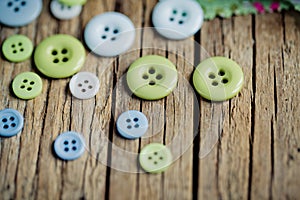 Pastel Colored Buttons