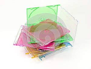 Pastel colored CD Cases