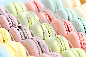 Pastel Colored Macarons