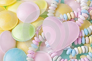 Pastel colored sweets photo