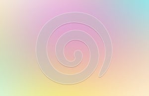 Pastel colors gradient background. Abstract blur background. Light pink blue and yellow gradients abstract background. photo