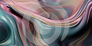 Pastel colors swirls morphing abstract fluid art