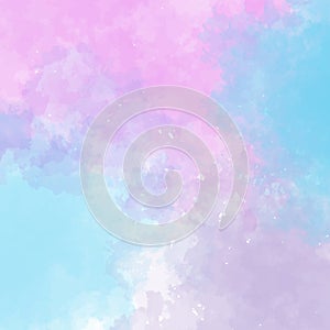 Pastel coloured detailed watercolour texture background