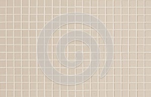 Pastel cream ceramic wall and floor tiles mosaic abstract background. Design geometric wallpaper texture decoration bedroom.