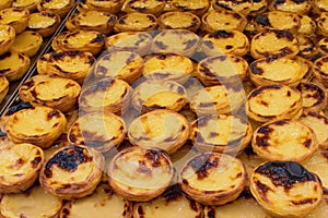 Pastel de Nata - traditional Portuguese egg custard tart pastry