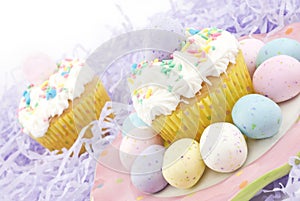 Pastel Easter Cupcakes