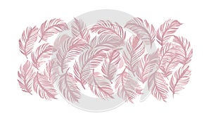 Pastel Feather Texture Abstract Soft Organic Pattern Vector, vector design Generative AI