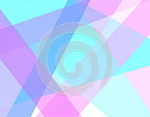 Pastel Geometric Abstract Background with Light Blue Pink Purple