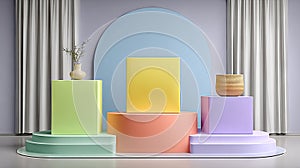 Colorful Minimalist Display