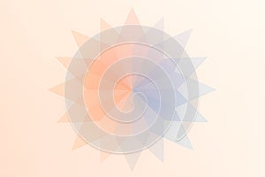 Pastel Geometric Starburst Background
