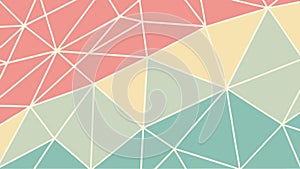 Pastel geometric triangles, soft pattern, and abstract background design, Vector Design, Generative AI