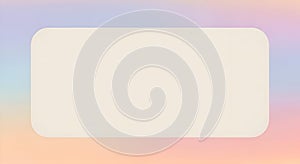 Pastel Gradient Background with Rounded Rectangle for Design Elements