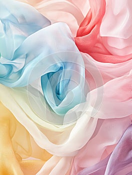 Pastel Gradient Fabric Background