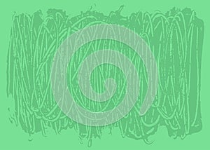 Pastel green color background with abstract gouache paint texture in vector format.