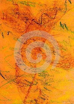 Pastel Grunge Background: Orange Series
