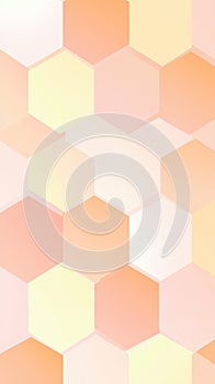 Pastel Hexagon Geometric Pattern