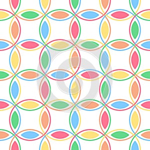 Pastel Interlocking Circles