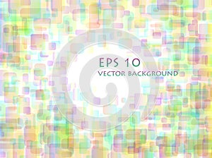 Pastel overlapping rounded rectangle background